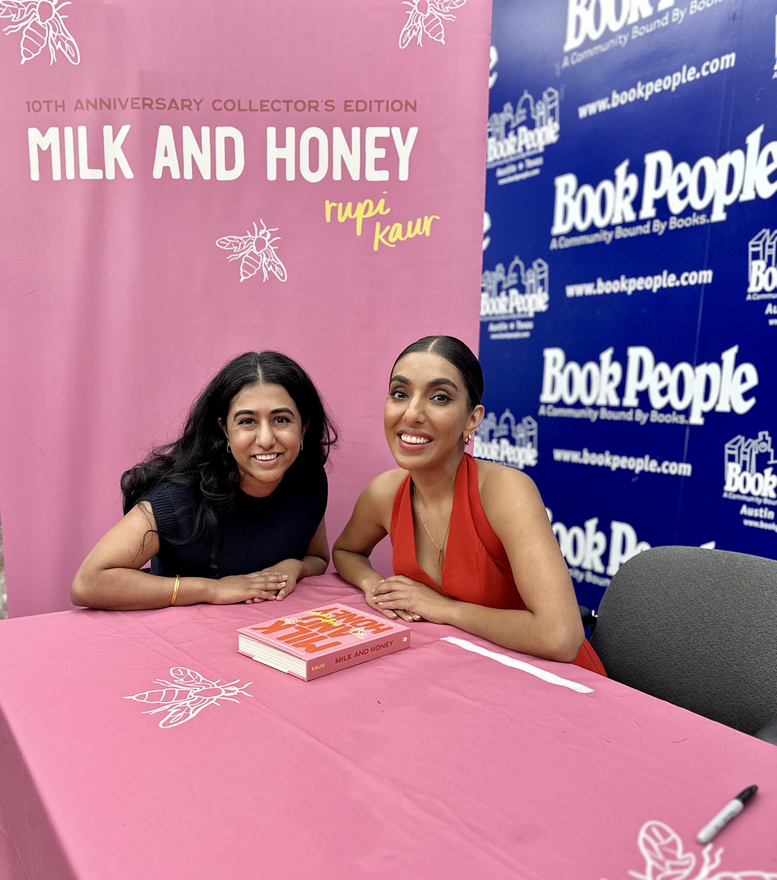 Meeting Rupi Kaur the authour of milk and honey